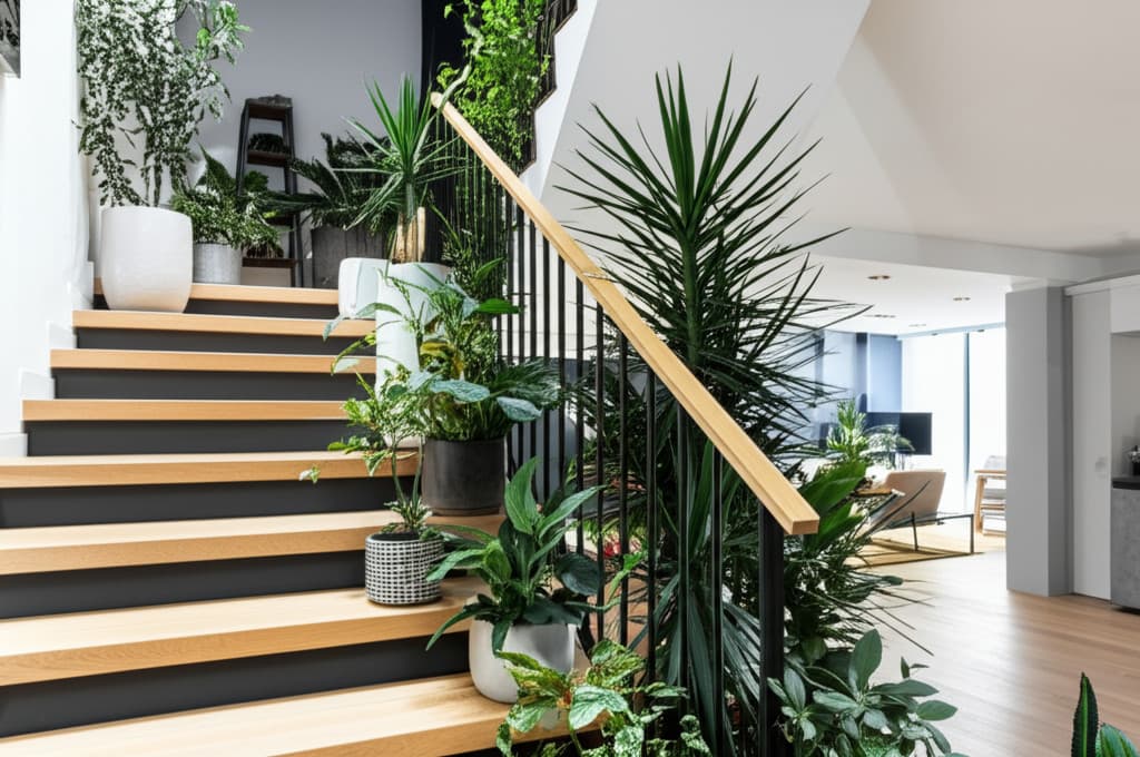 Imagem ilustrativa sobre Plantas na Escada: Decoração Acolhedora!