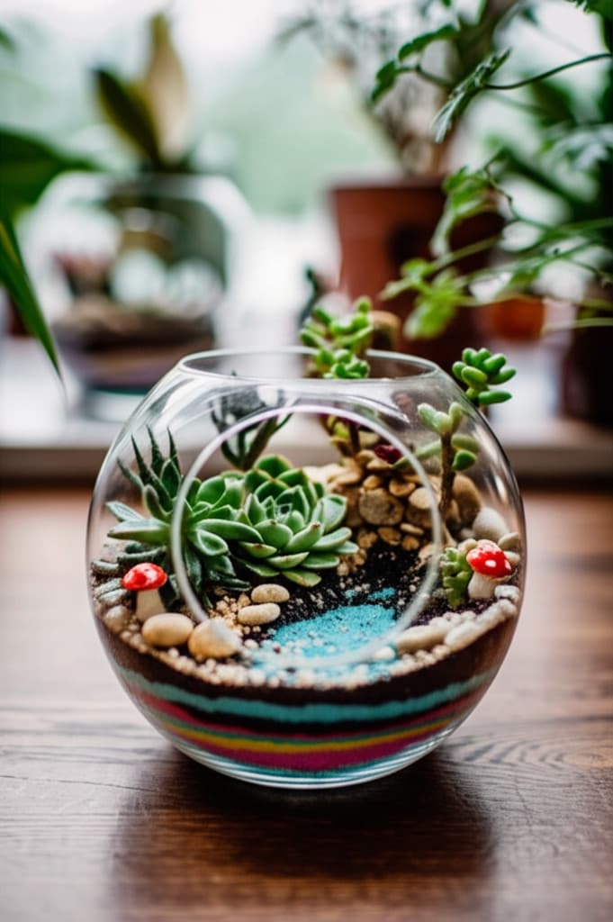 Imagem ilustrativa sobre Terrário Aberto DIY: Suculentas em Harmonia!