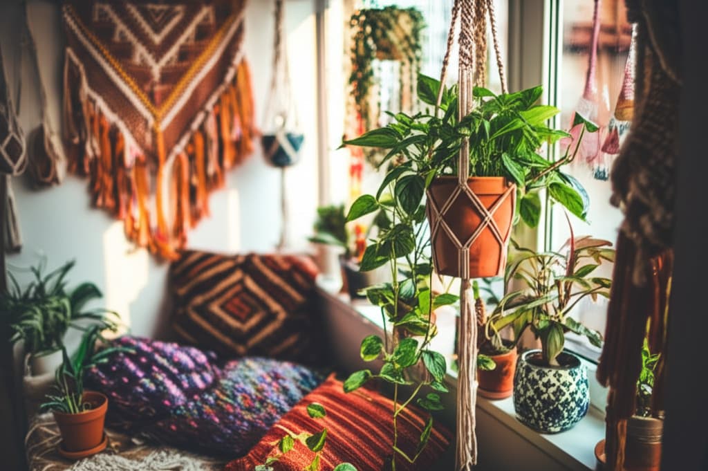 Imagem ilustrativa sobre DIY: Suporte Macramê para Plantas