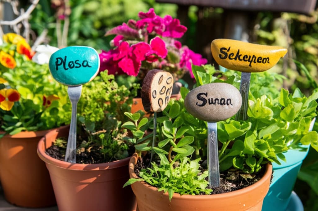 Imagem ilustrativa sobre Marcador de Plantas: DIY Personalizado!