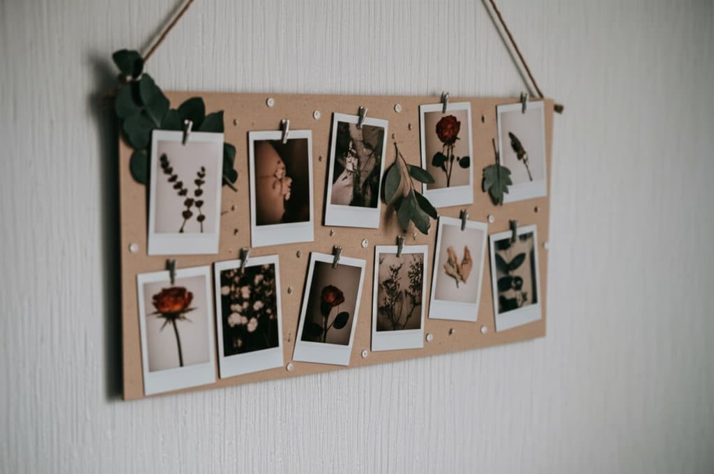 Imagem ilustrativa sobre Painel de Fotos: Folhas e Flores Secas