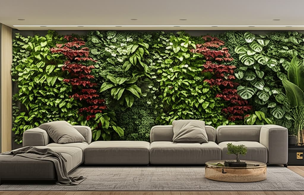 Imagem ilustrativa sobre Paredes Vivas: Decoração com Plantas!