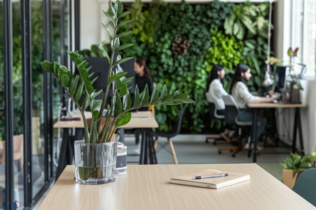 Imagem ilustrativa sobre Plantas: Decoração Comercial Acolhedora