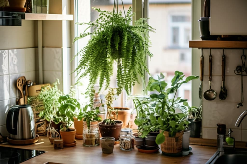 Imagem ilustrativa sobre Plantas em Cozinhas Pequenas: Decore!