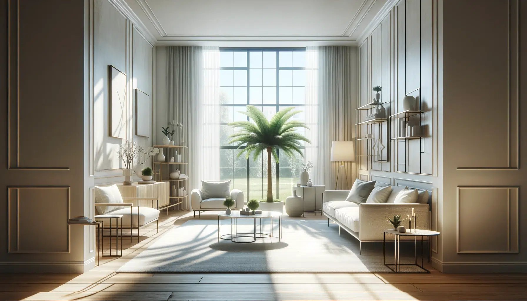 Elegância Tropical: Palmeiras Dentro de Casa, Pode?