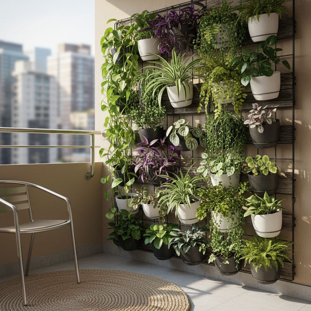 Jardim vertical para varanda: 10 plantas baratas