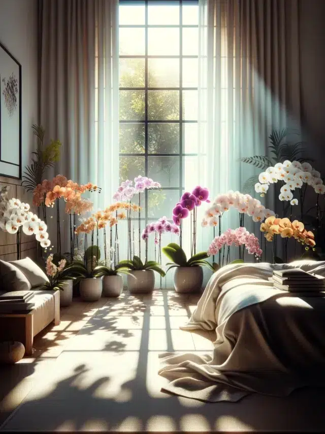 Orquídeas no Quarto: Tranquilidade e Beleza