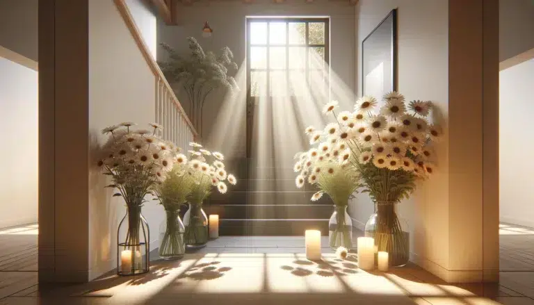 Flores no Hall: Boas-Vindas com Margaridas