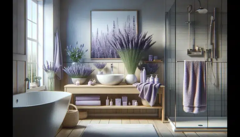 Lavanda no Banheiro: Acalma e Encanta