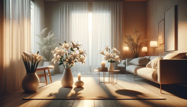 Lírios no Living: Pureza e Paz no Ar