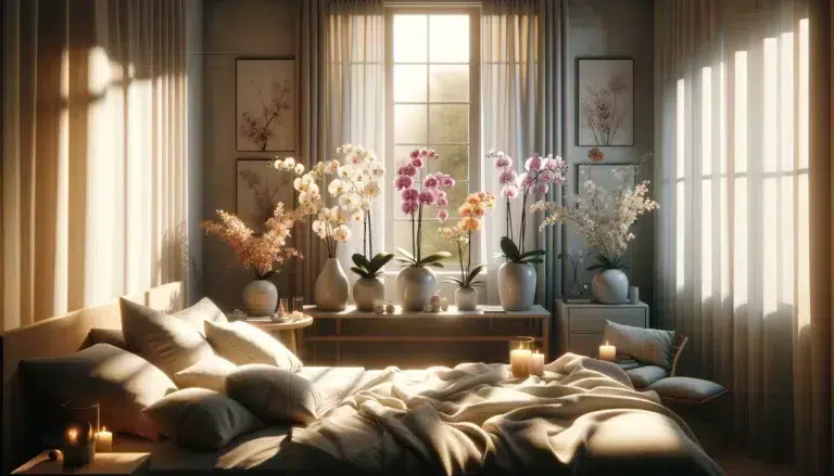 Orquídeas no Quarto: Tranquilidade e Beleza