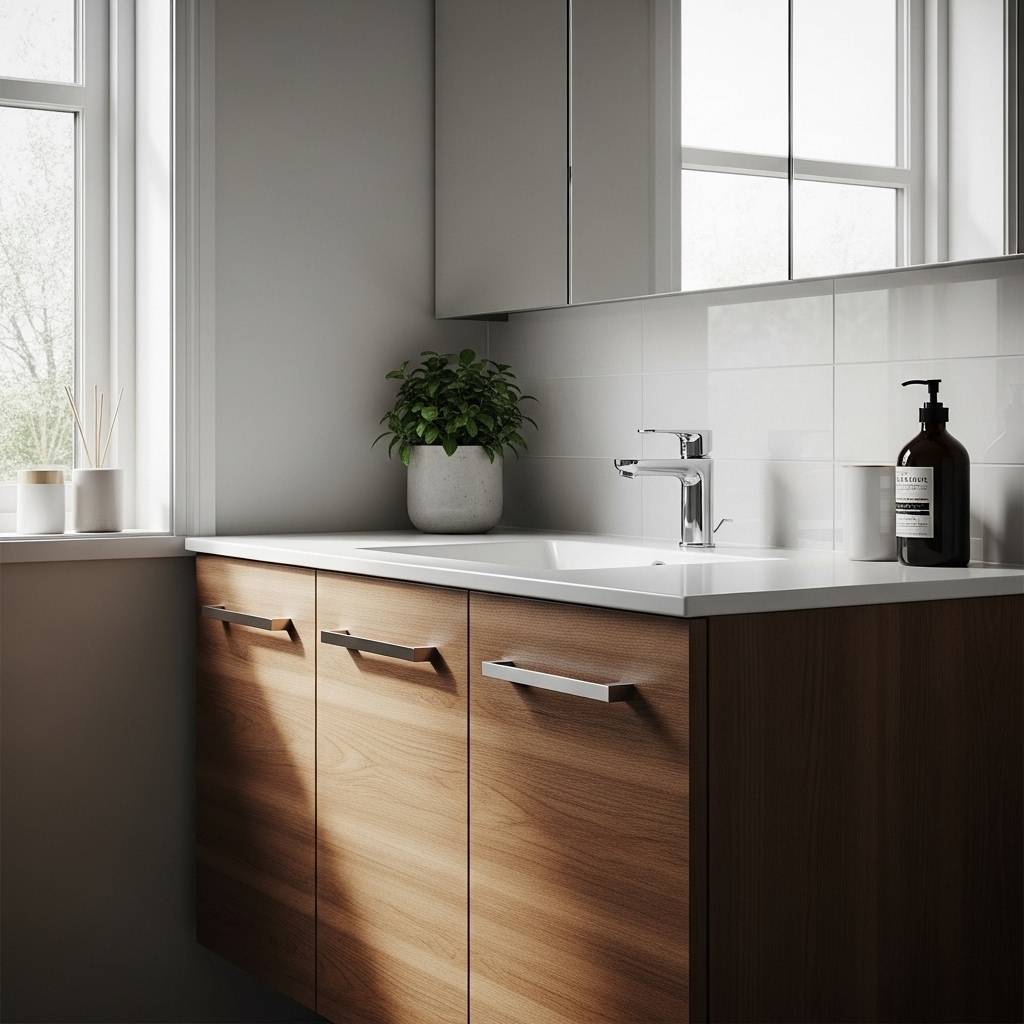 Qual gabinete de banheiro escolher para seu estilo e espaço?